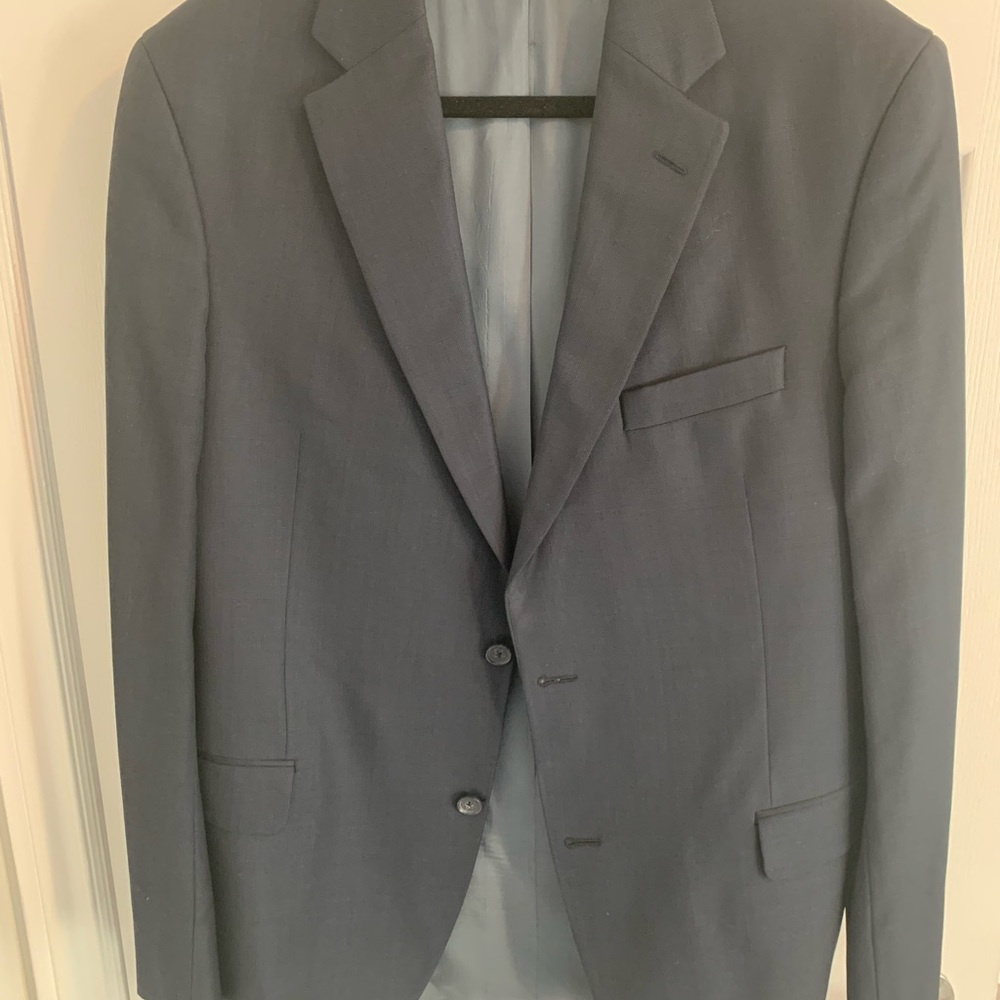 Barney’s Dark Blue Sport Coat Super130
